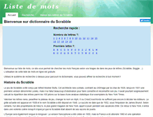 Tablet Screenshot of listedemots.fr